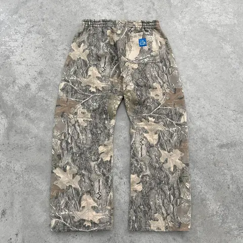 Herrbyxor Kamouflage Normal passform Vandring Herr Cargobyxor Kamouflage Vinter Koreanska Friluftsbyxor Stora Byxor Billigaste Baggy Nyheter 8 best sales camouflage baggy byxor - №4