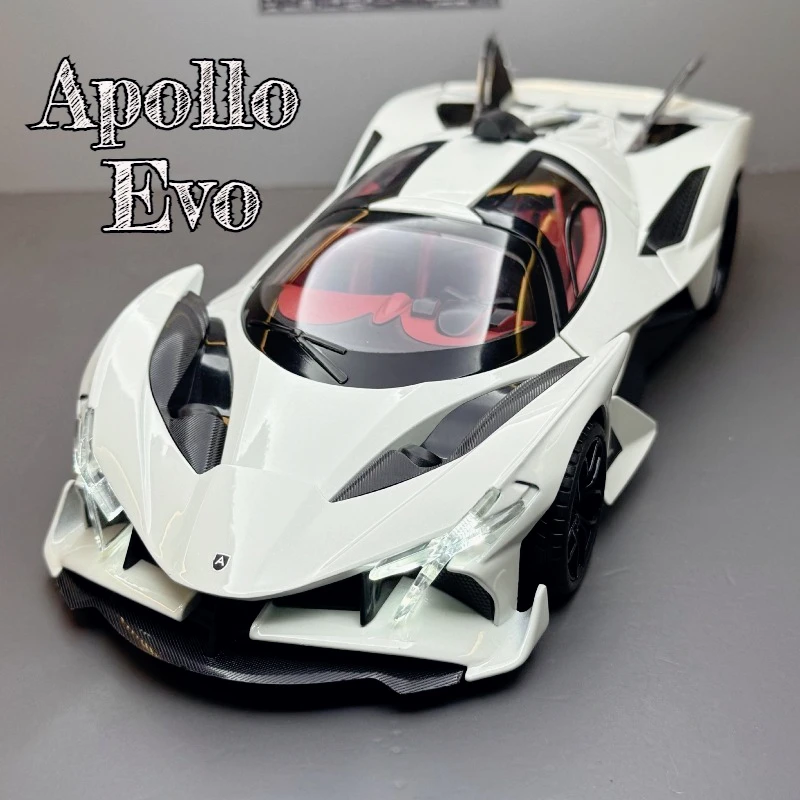 Apollo EVO voiture de sport son et lumière retirer jouet voiture effet sonore 1:18 grand modèle vitrine de bureau ornement jouet cadeau