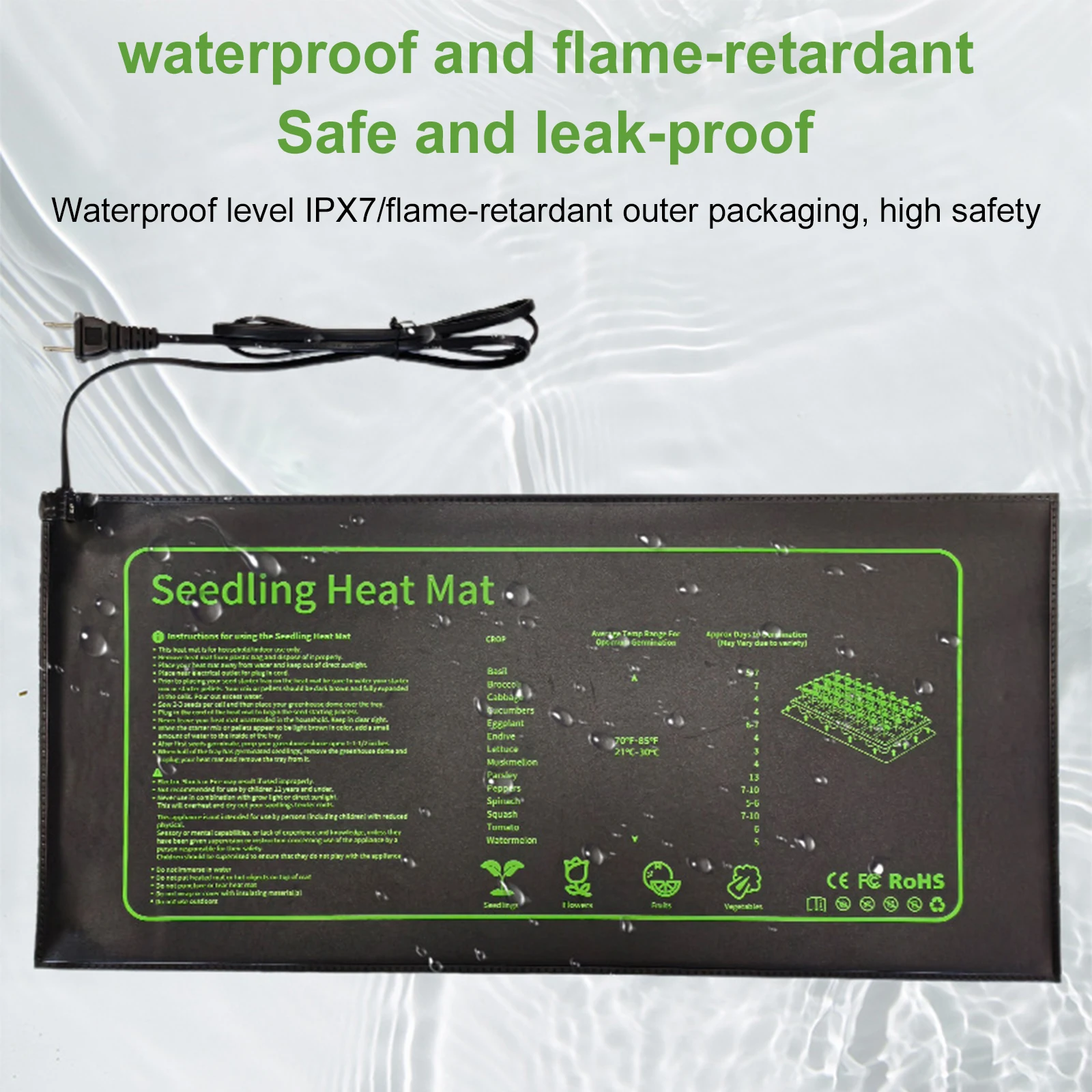 Mata grzewcza 20W do sadzonek – Heat Mat Seedling recenzja i cena