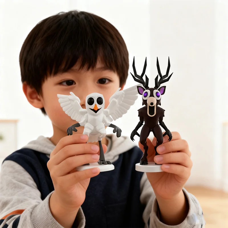ألعاب مجسمة جديدة لعيد الميلاد والهالوين، نموذج بومة مطبوع ثلاثي الأبعاد، ديكور منزلي إبداعي، نموذج عصري قابل للجمع #5