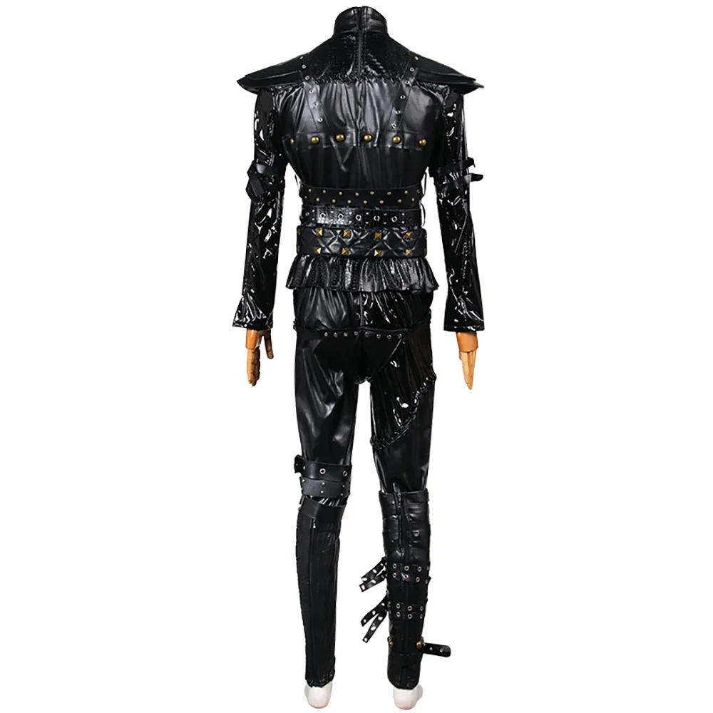 Edward Scissorhands Cosplay Costume Custom Made Full Set Halloween Performance Costume