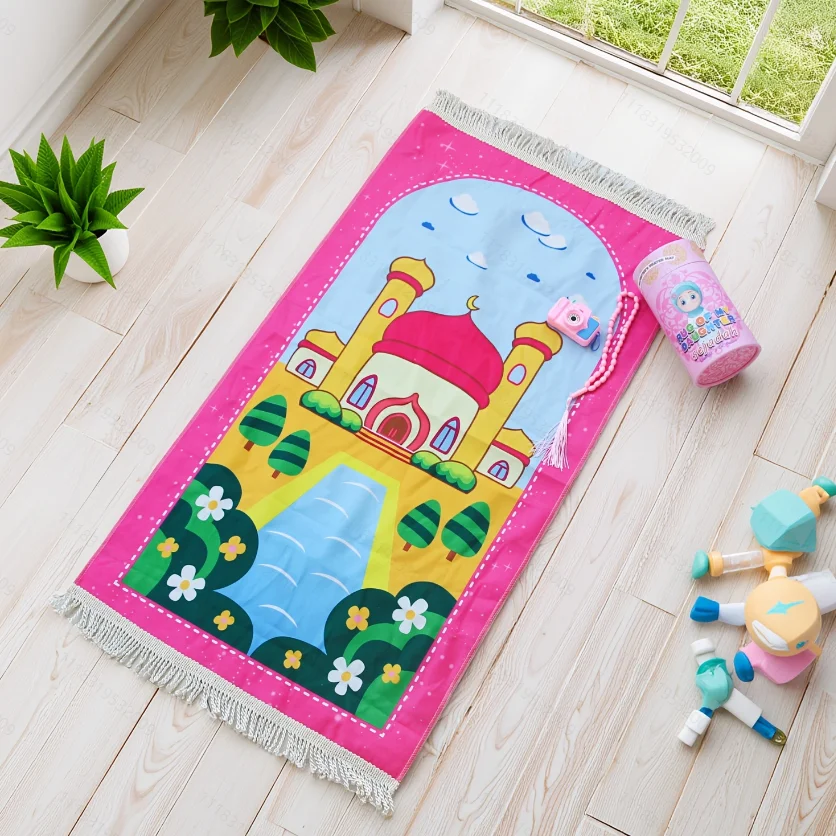 Bedruckte Samt-Gebetsmatte für – Kids Outdoor Floor Cushions Bewertung und Preis