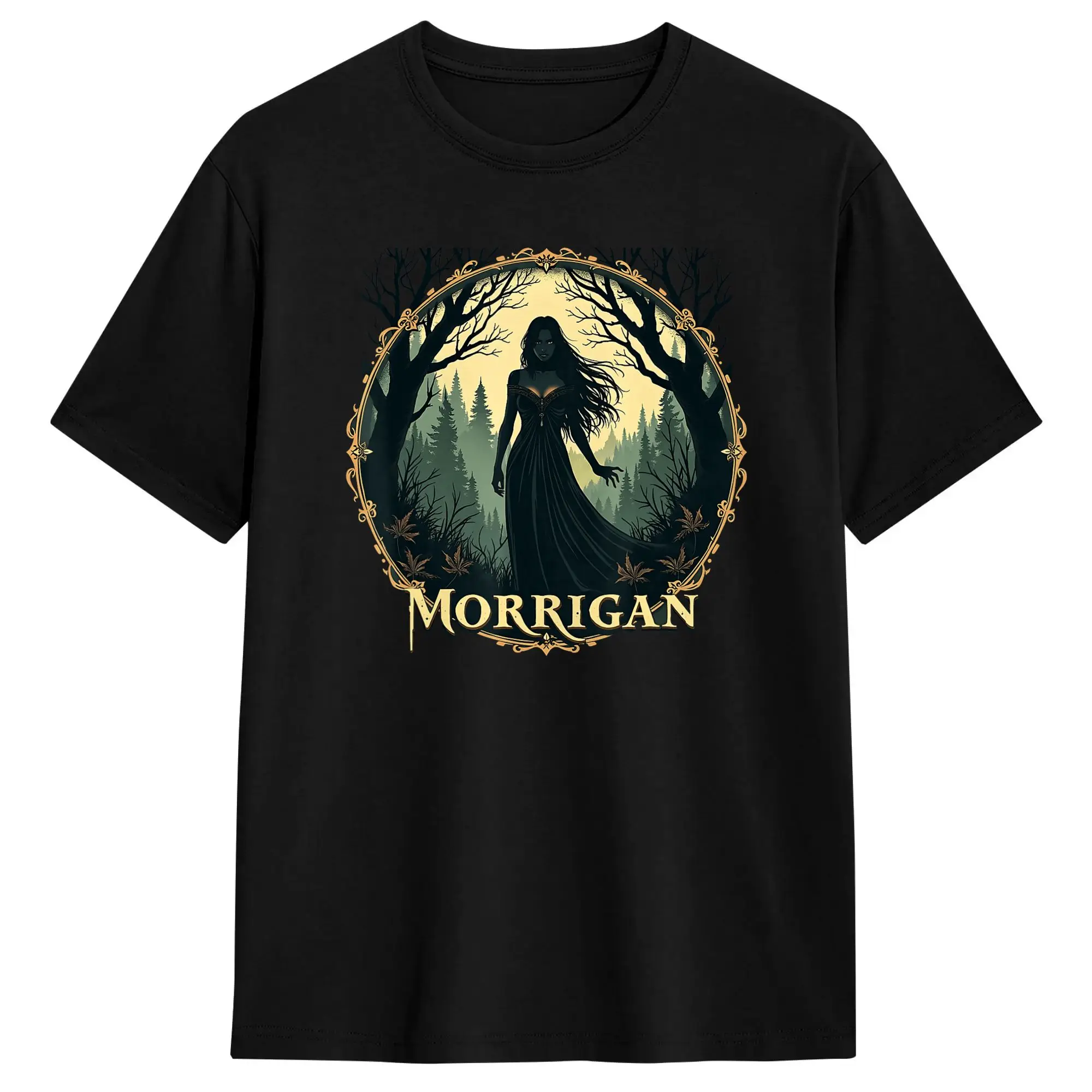 Man T-Shirt Morrigan Celtic Goddess T Shirts Harajuku  Summer Tees Streetwear Cotton Clothes Gift