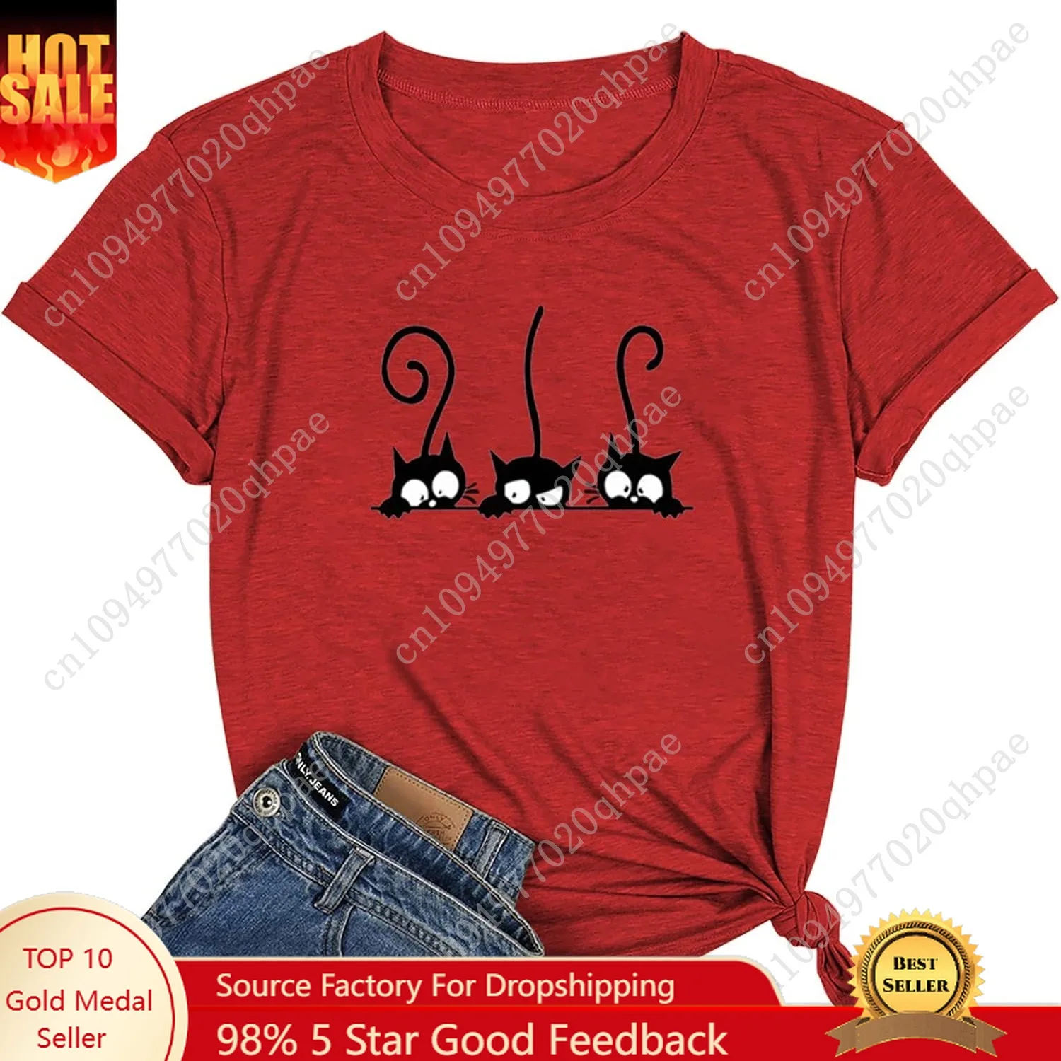 NIUBIA المرأة تي شيرت الصيف بلايز بسيطة القلب الجرافيك قمصان أقوال قصيرة الأكمام عطلة بلوزة غير رسمية شاكرة المحملة #1