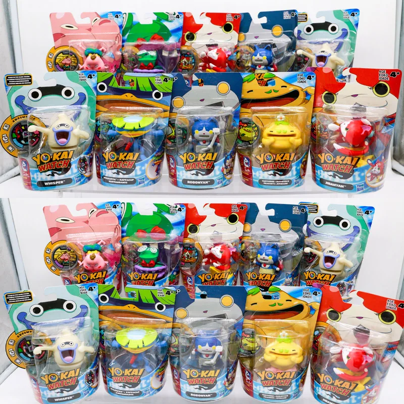 حقيقية هاسبرو يو كاي ساعة Jibanyan Komajiro Robonyan الهمس اللعب نموذج شخصيات كرتونية جمع الأطفال هدية عيد ميلاد الحلي #1