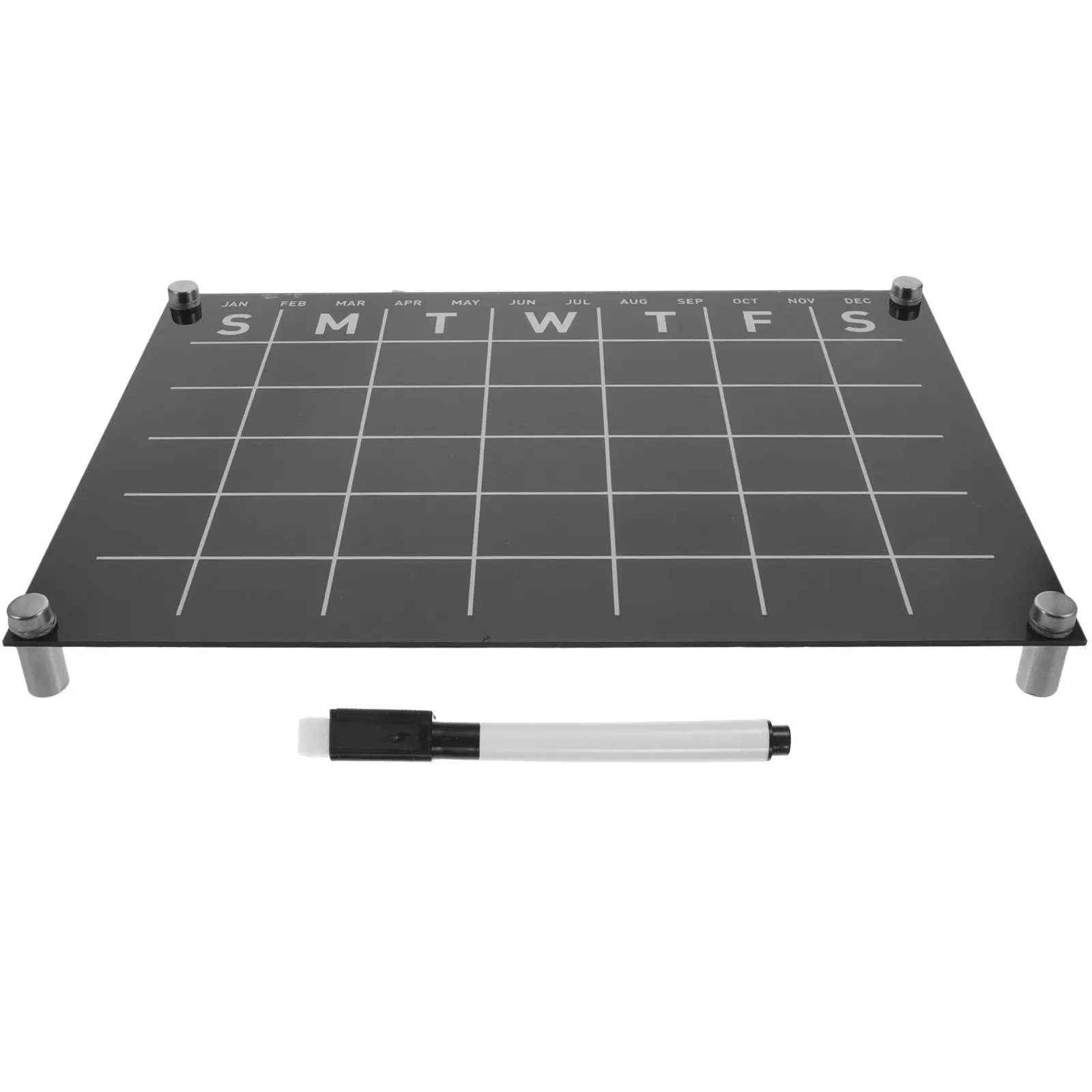 Multifunctional Acrylic Note Board Reusable Handwritten Message Board for Office School Home Decor Weekly Schedule Planner