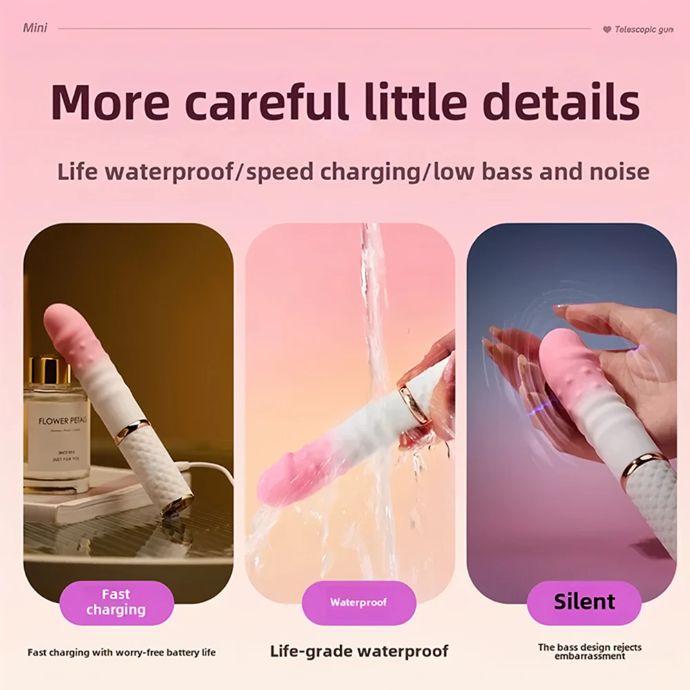 Sex Machine Telescopic Dildo Vibrator Automatic Up Down Massager G-Spot Thrusting Retractable Vaginal Toys Female Masturbation