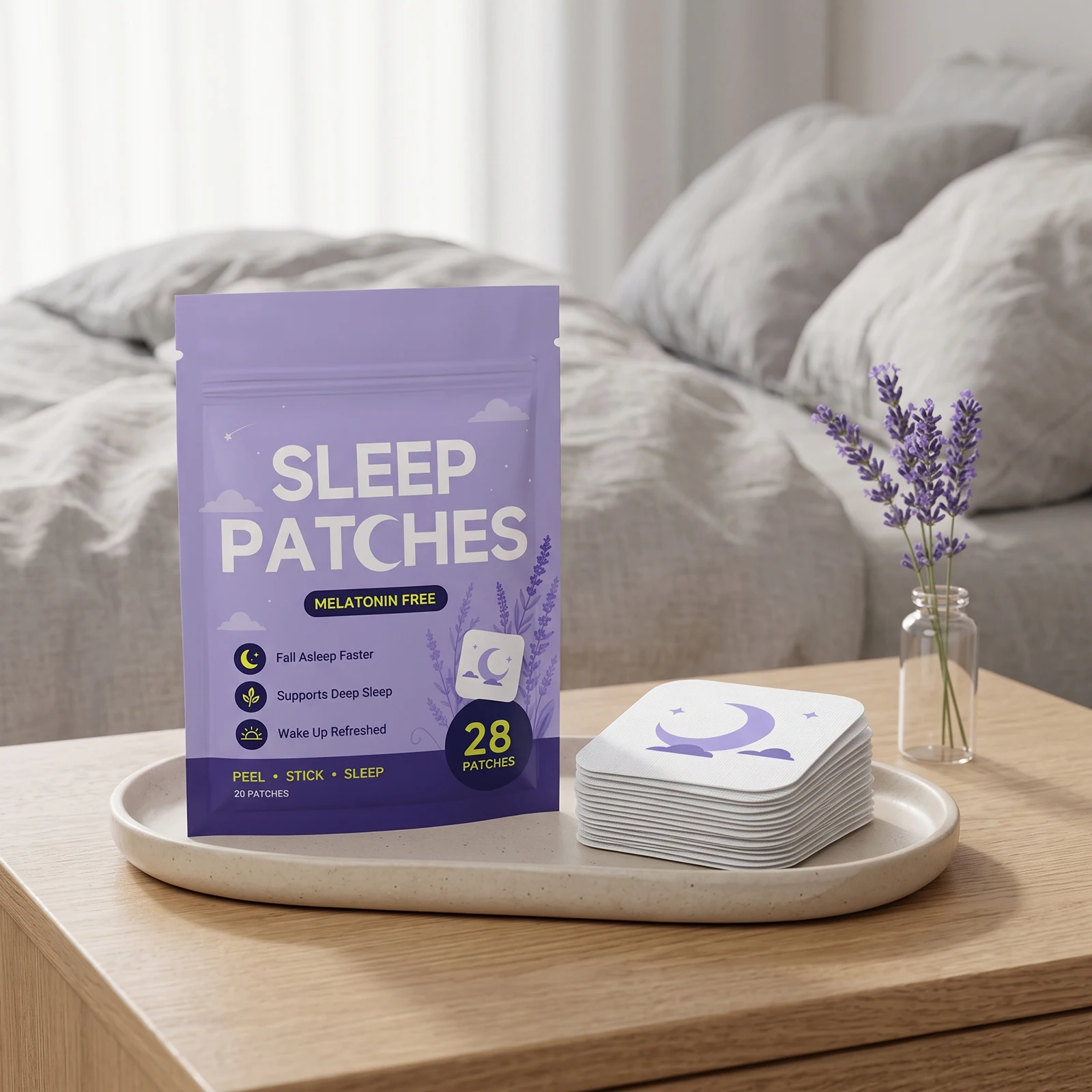 28pcs Sleep Aid Patch Improve Sleep Quality Improve Falling Asleep Relieve Insomnia And Anxiety Sleep Patch