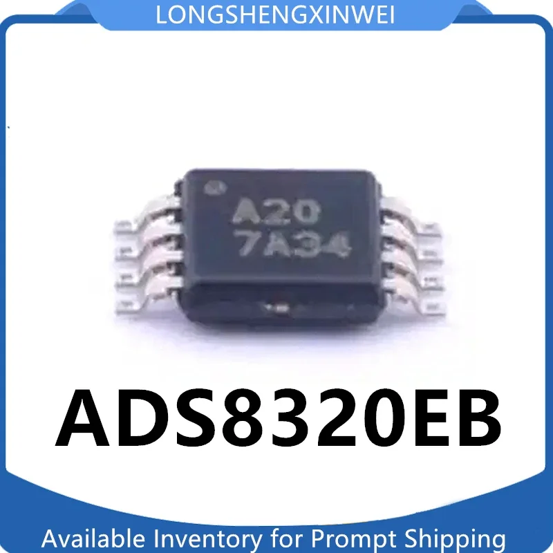 1PCS New ADS8320EB ADS8320E Silk Screen A20 Analog-to-digital Converter MSOP-8  Chip