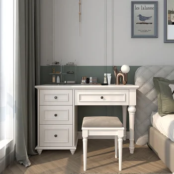 تصميم جديد لغرفة النوم الحديثة وغرفة المعيشة وخزانة ذات 4 أدراج وخزانة الملابس