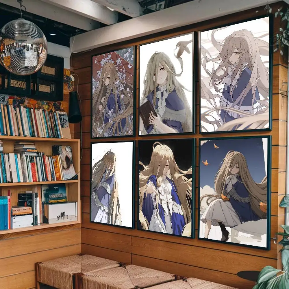 Sense Anime Sousou No F-Frieren Art Sticky Wall Waterproof Home Living Room Bedroom Bar Aesthetic Decoration