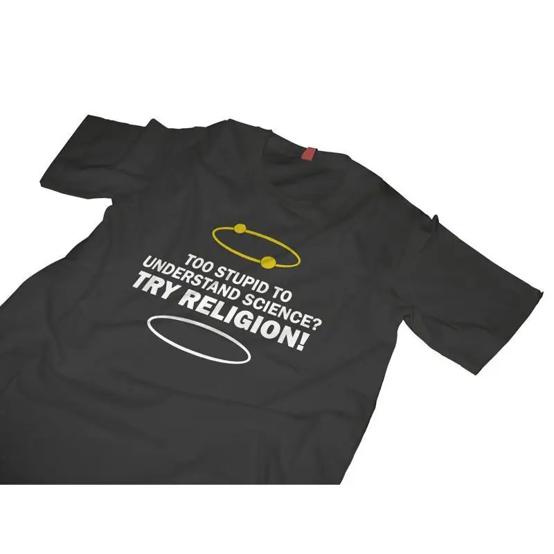 Science T Shirt Geek Nerd top religion