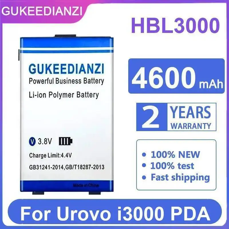 

Надежный источник питания высокой емкости, личный цифровой помощник, аккумулятор Pda HBL3000 для Urovo I3000 4600 мАч