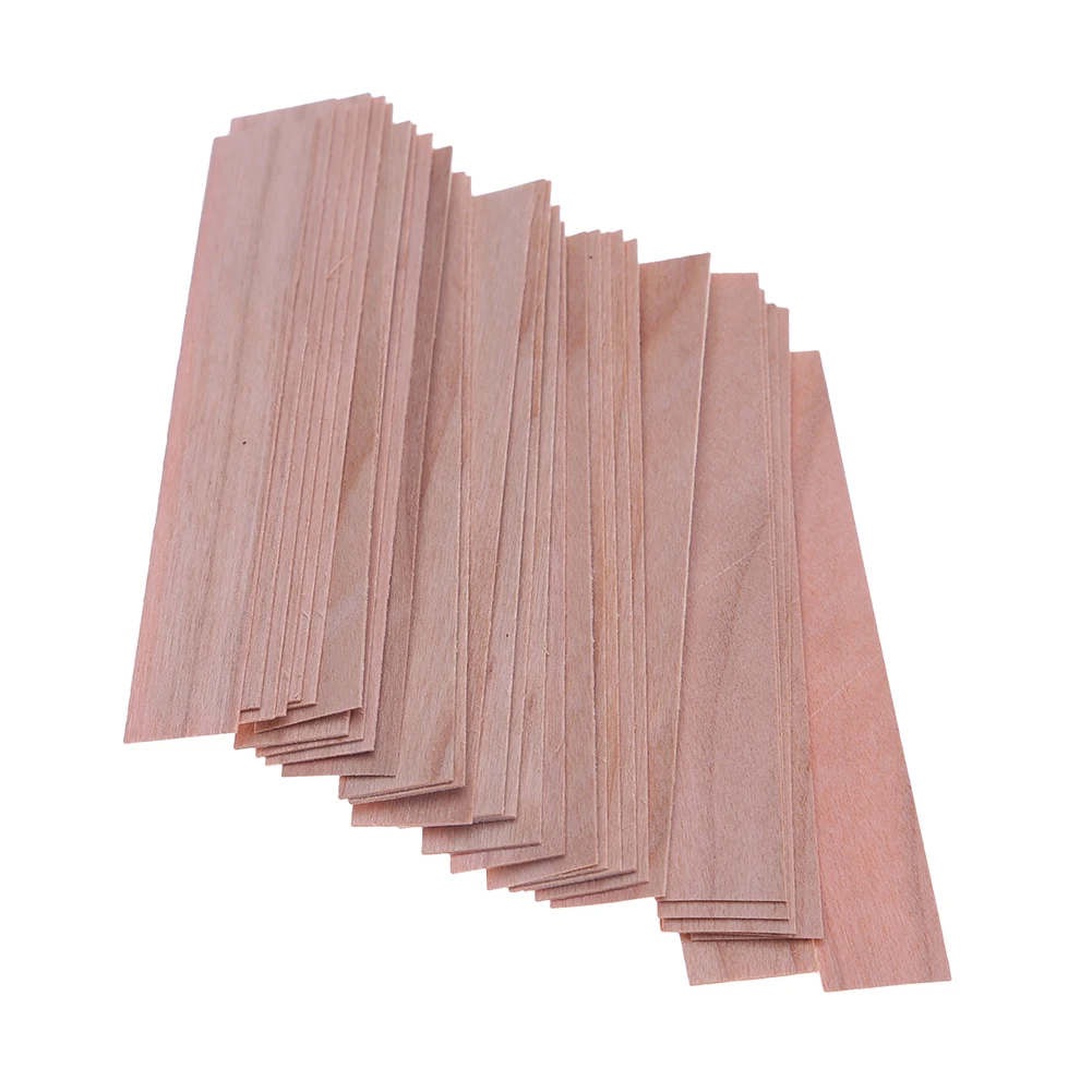 50/100PCS Wooden Candle Wick Aromatherapy Candle Wick Wood Core Candle Making Supplies DIY Aroma Making Candles Accessories