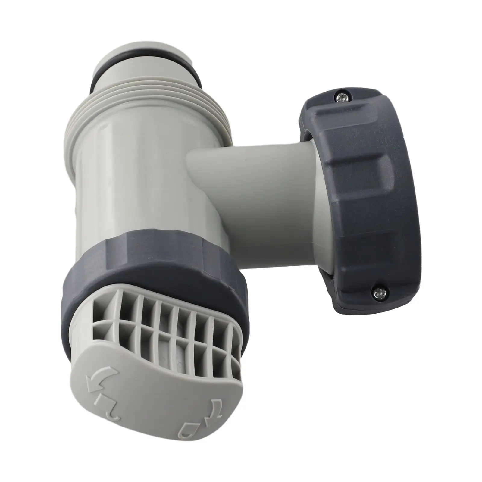 Type B Hose Adapter with Pool Plunger Valve for Intex Reliable Water Control Solution for Above Ground Swimming Pools