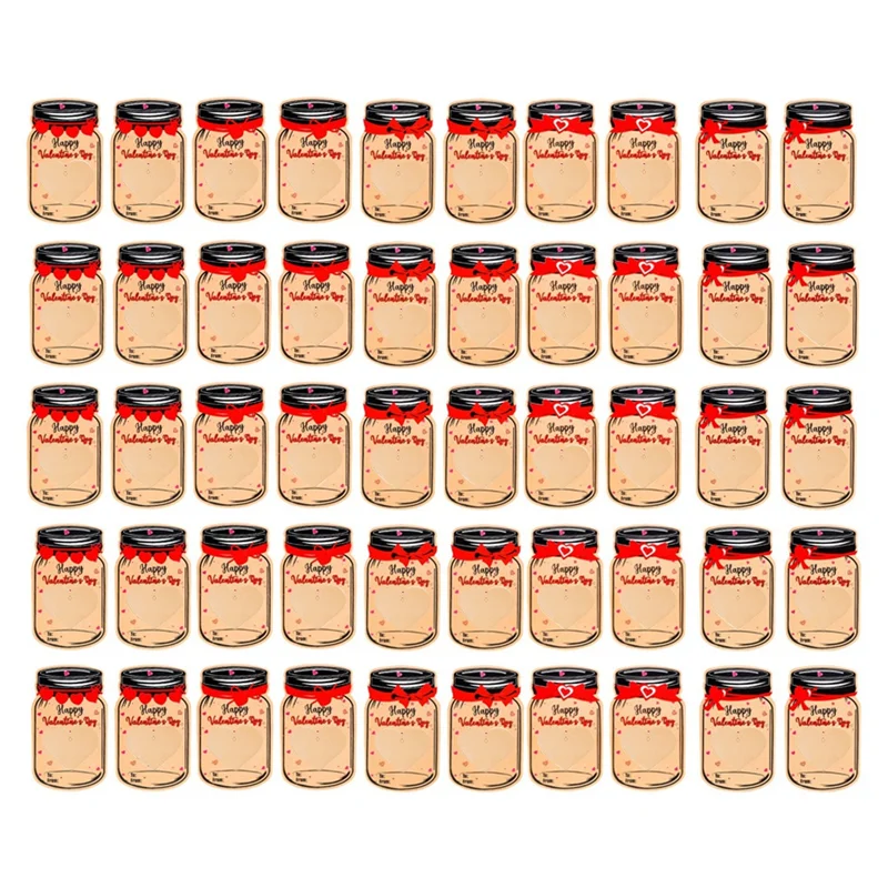 A96K-50Pcs بطاقات هدايا عيد الحب للأطفال عيد الحب الفصول الدراسية تبادل متعة حزمة عيد الحب مجموعة بطاقات المعايدة دائم #1