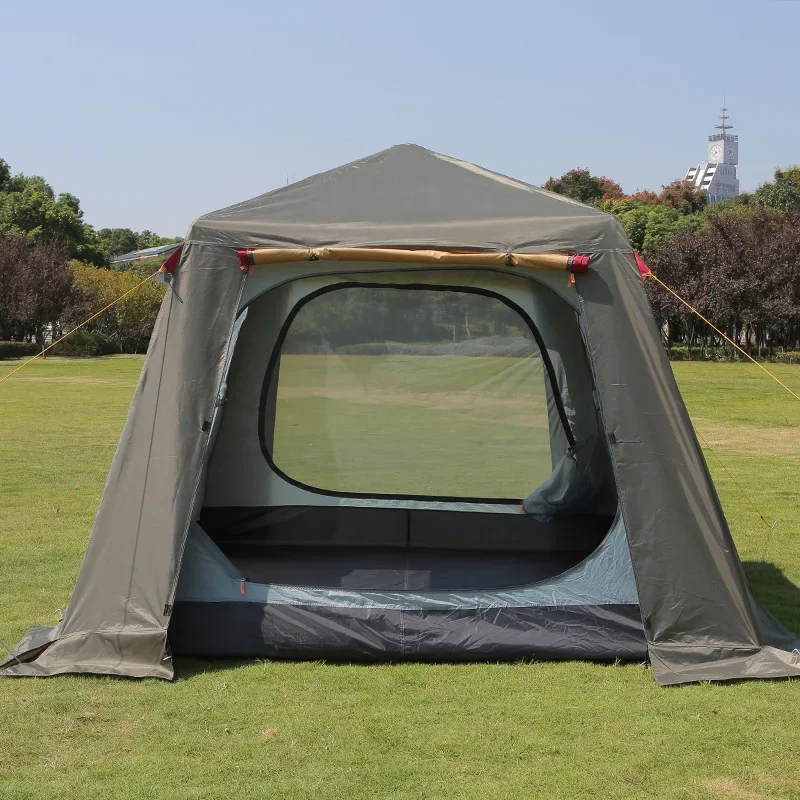 Hot sale large capacity double Decker roof top automatic quick open outdoor camping tent