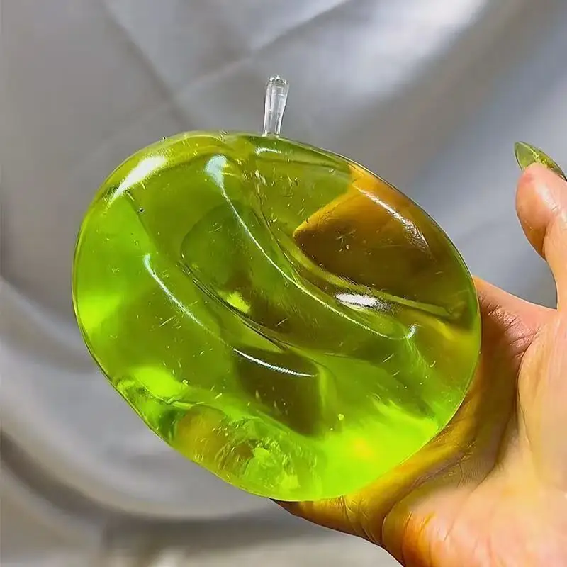 Balle faite à la main en huile de noix de coco, pétrir et profitez, rebond lent, balle pétrissable, jouet anti-Stress fait à la main, cadeau pour enfants