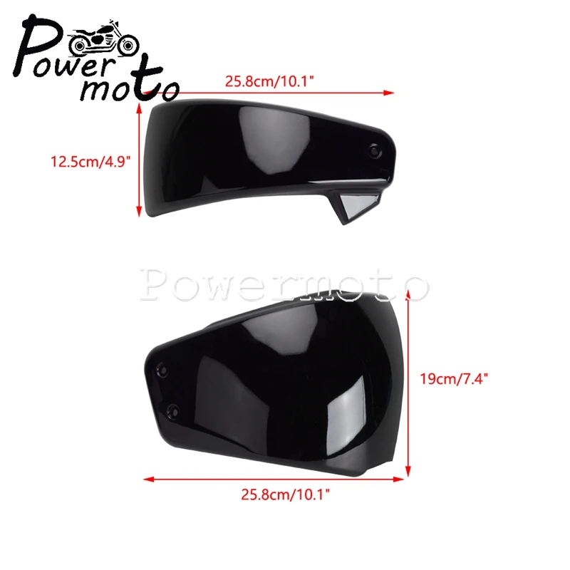 Motorcycle Left Right Battery Side Fairing Covers For Harley Softail M8 Street BOB 114 FXBBS FXBB Slim FLSL 18-2021 Chrome Black