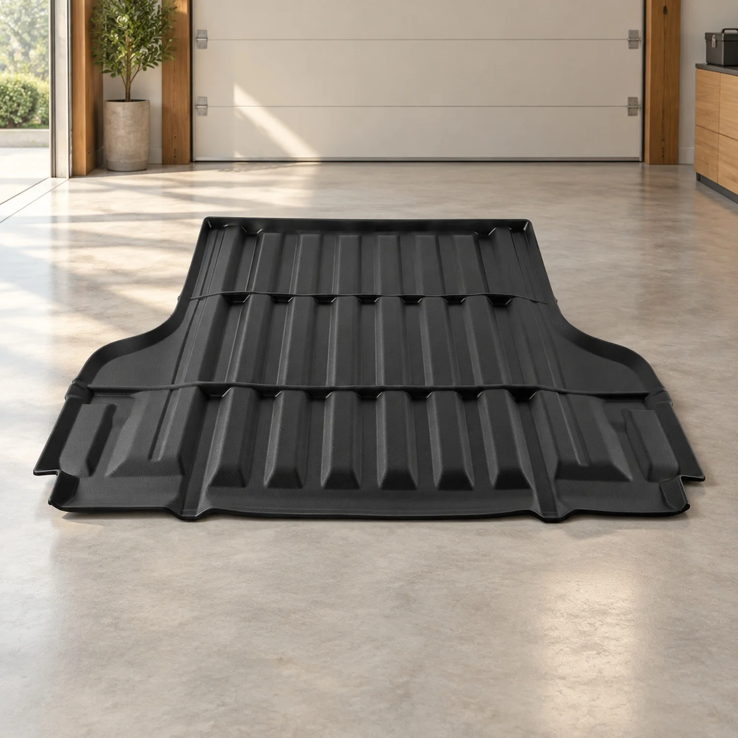 Truck Bed Mat, TPE, Compatible with 2022-2026 Nissan Frontier, Heavy Duty Custom Fit, All Weather Protection Pickup Car Trunk