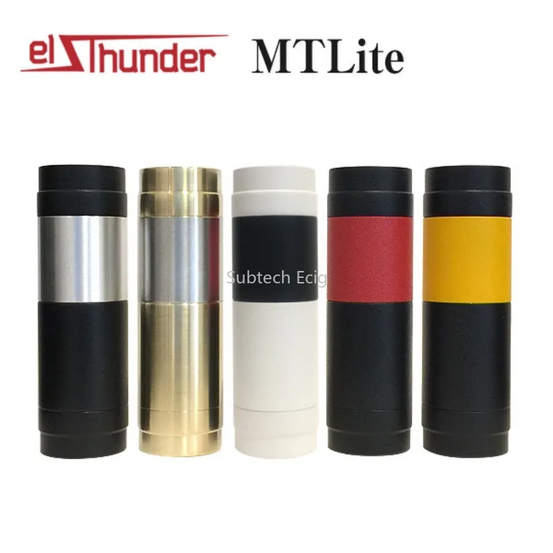 Elektronische Sigaretten Ei Thunder Mtlite Mod Ecig Vape Mods 25Mm Diameter Geschikt Voor Single 18350/18650 Batterij Messing Materiaal