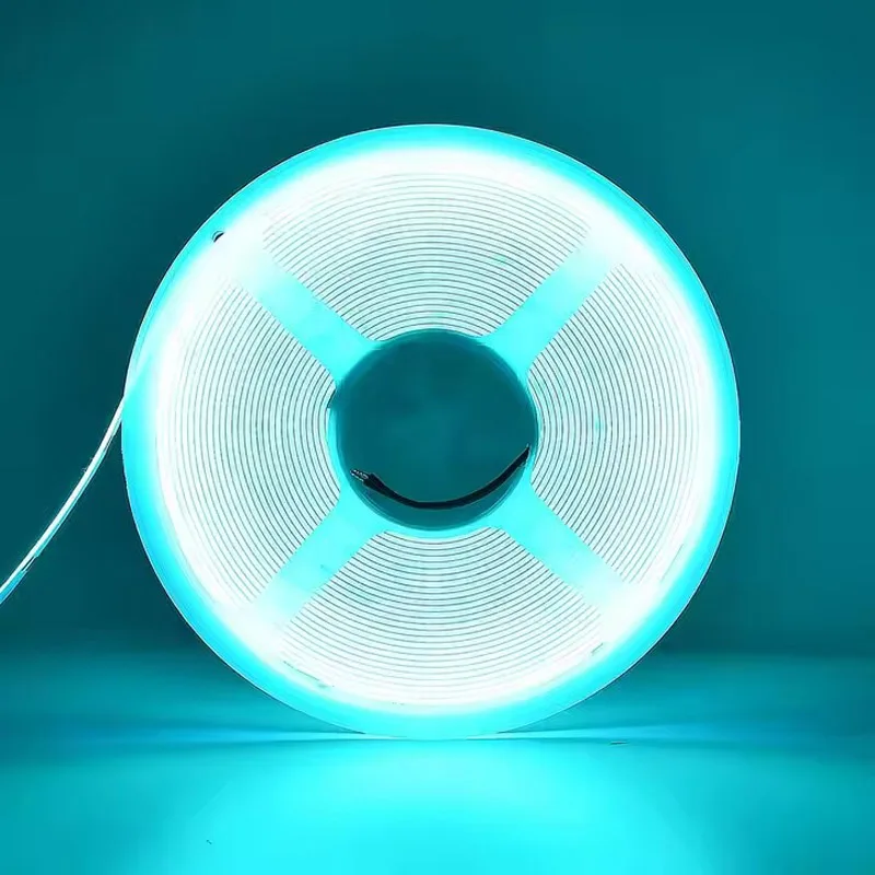 

5m Thin Slim 3mm 5mm 8mm COB Flexible Led Strip Ice Blue Sea Blue Cold Blue Marine Aquarium Game Room Cinema KTV Play Park Light