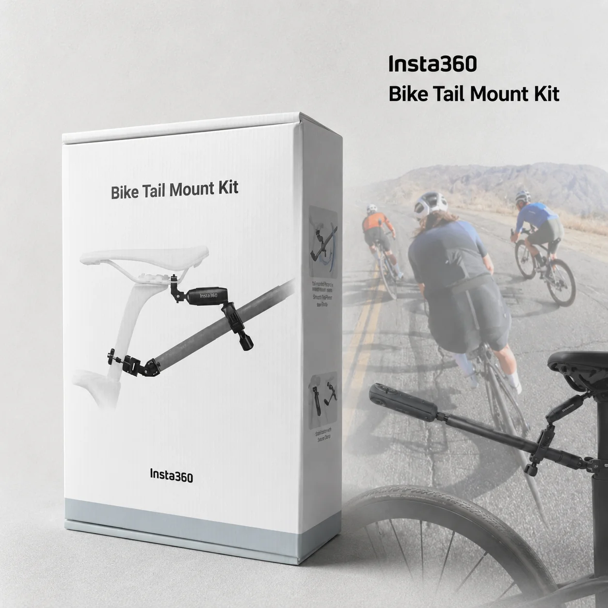 Insta360 Bike Tail Mount Kit Dubbele Ondersteuning Derde Persoon Fietscamera Bevestiging voor X6 X5 X4 Air GO Ultra Ace Pro 2