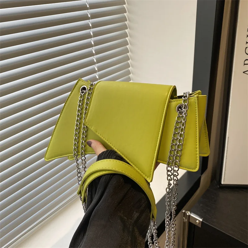 Elegant Chain Small Square Bag For Women New Niche Design Fashionable Shoulder Crossbody Bag