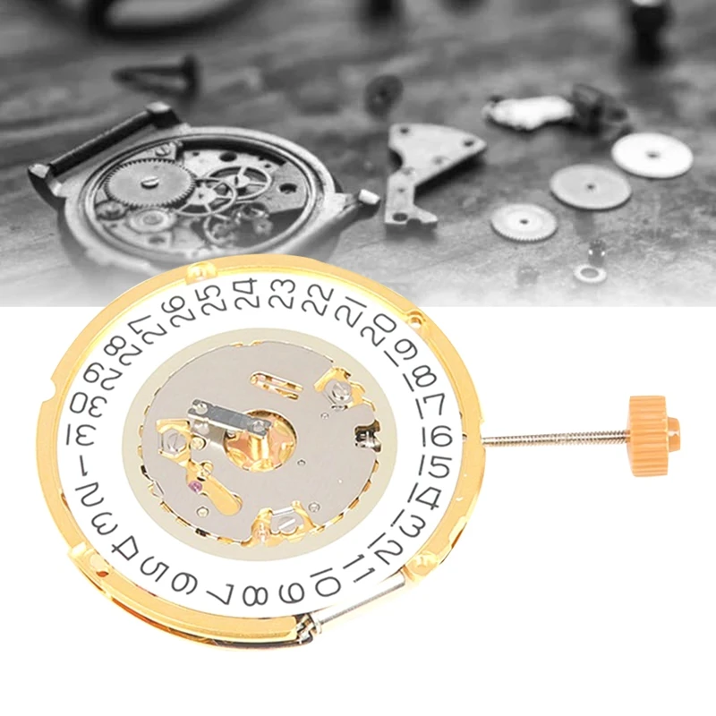 

6004D Watch Movement 6004Two And A Half Needle Movement 3 O'clock Calendar Quartz Watch Movement Replacement For RONDA