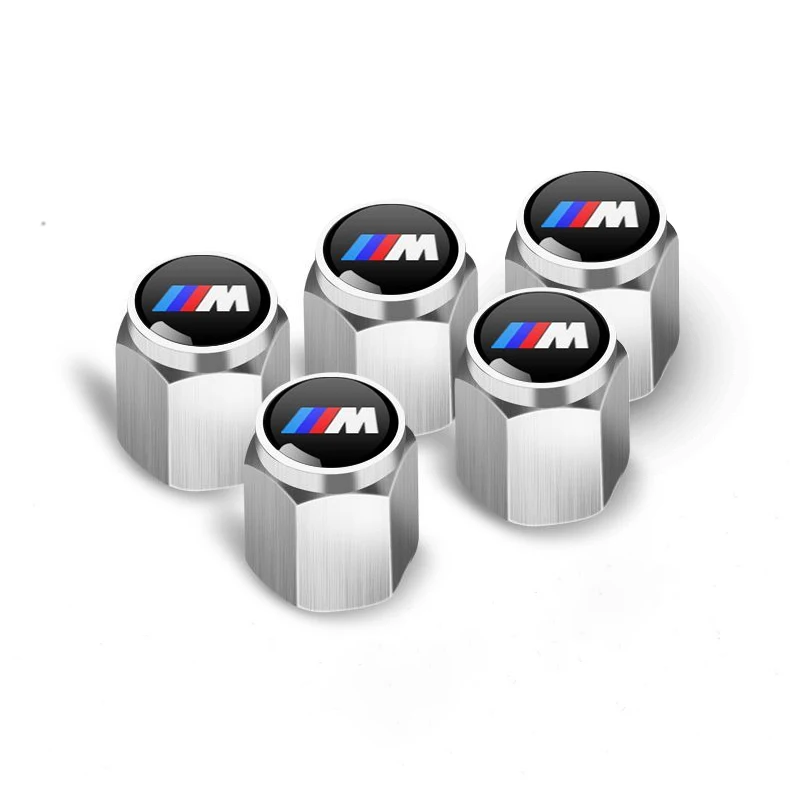 5pcs Car Wheel Tire Valve Caps Tyre Rim Stem Covers Airdust For Bmw Performance M E46 E90 F20 E39 E91 E87 E60 E93 F10 X3 E83 E61