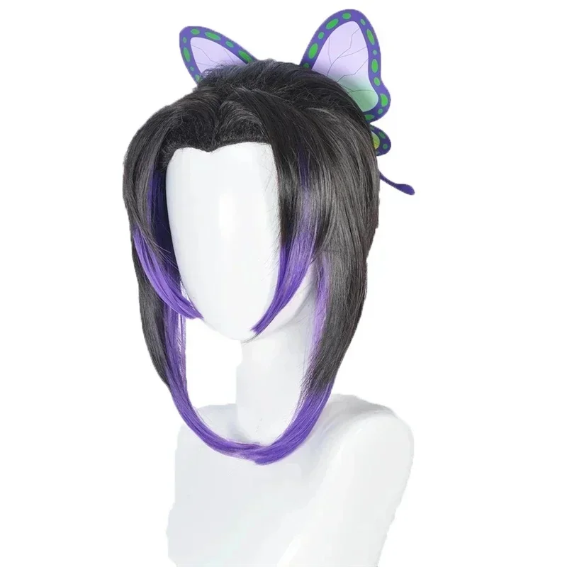 Kochou Shinobu Costume Cosplay Anime Shinobu Wig Haori Uniform Woman Kids Halloween Dresses