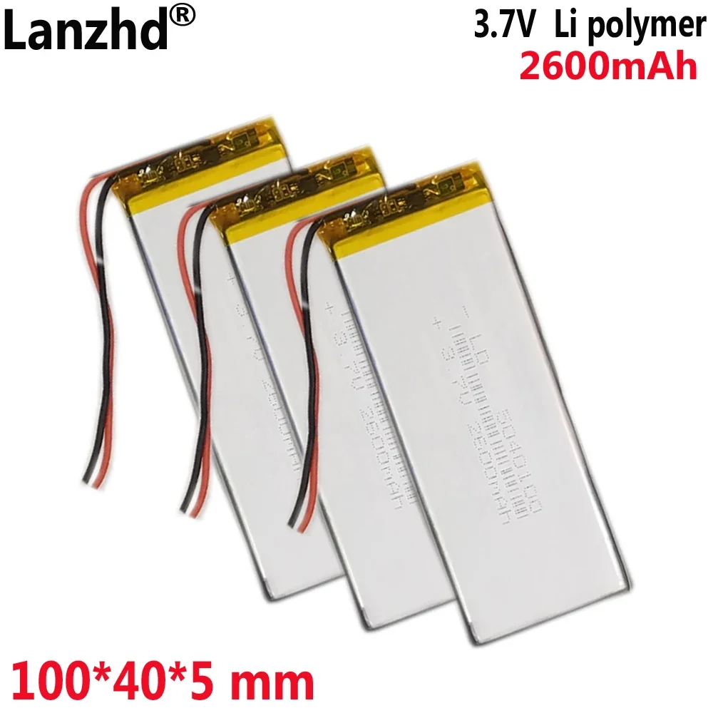 Batteria ai polimeri di Lipo da 3.7V 2600mAh per batteria della macchina per l\'apprendimento del computer tablet 5040100 4540100 5040105 5040110