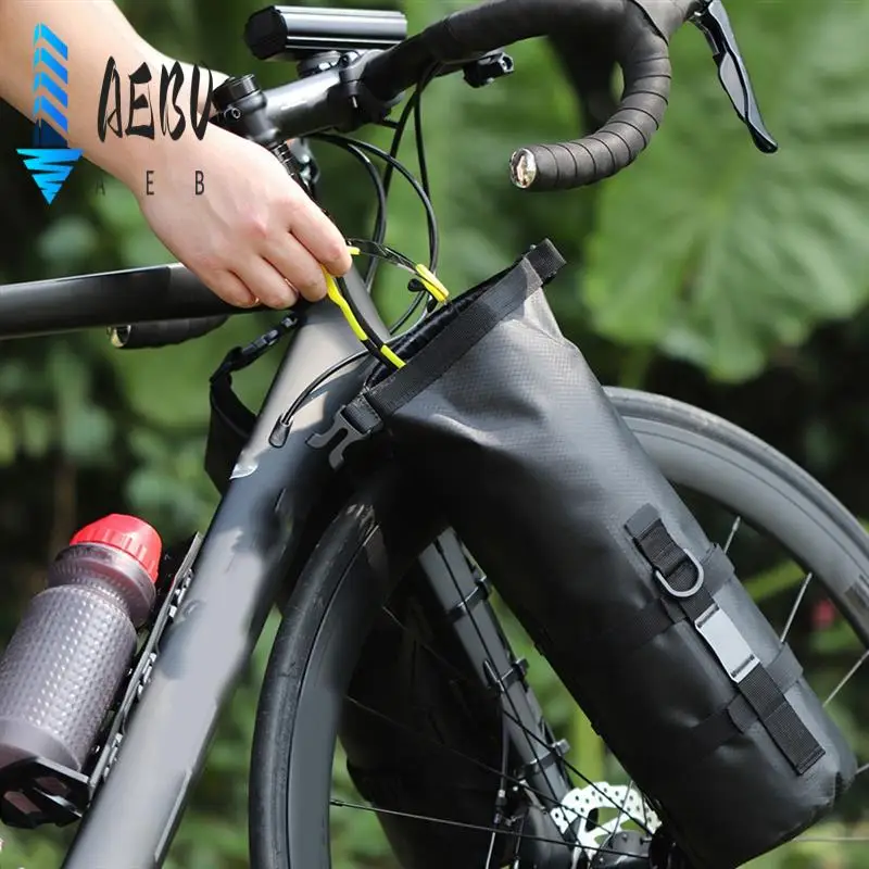 

AEB0-ENLEE Многофункциональная передняя вилка Портативная сумка для багажа Передняя вилка Водонепроницаемая сумка Дорожный горный велосипед Дорожная вилка для зарядки