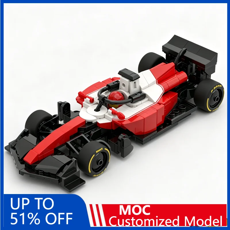 

246PCS Sf-26 F1 Race Car Model Building Blocks Diy Speedy Sports Educational Assembly Toy Creative Display Collection Xmas Gift