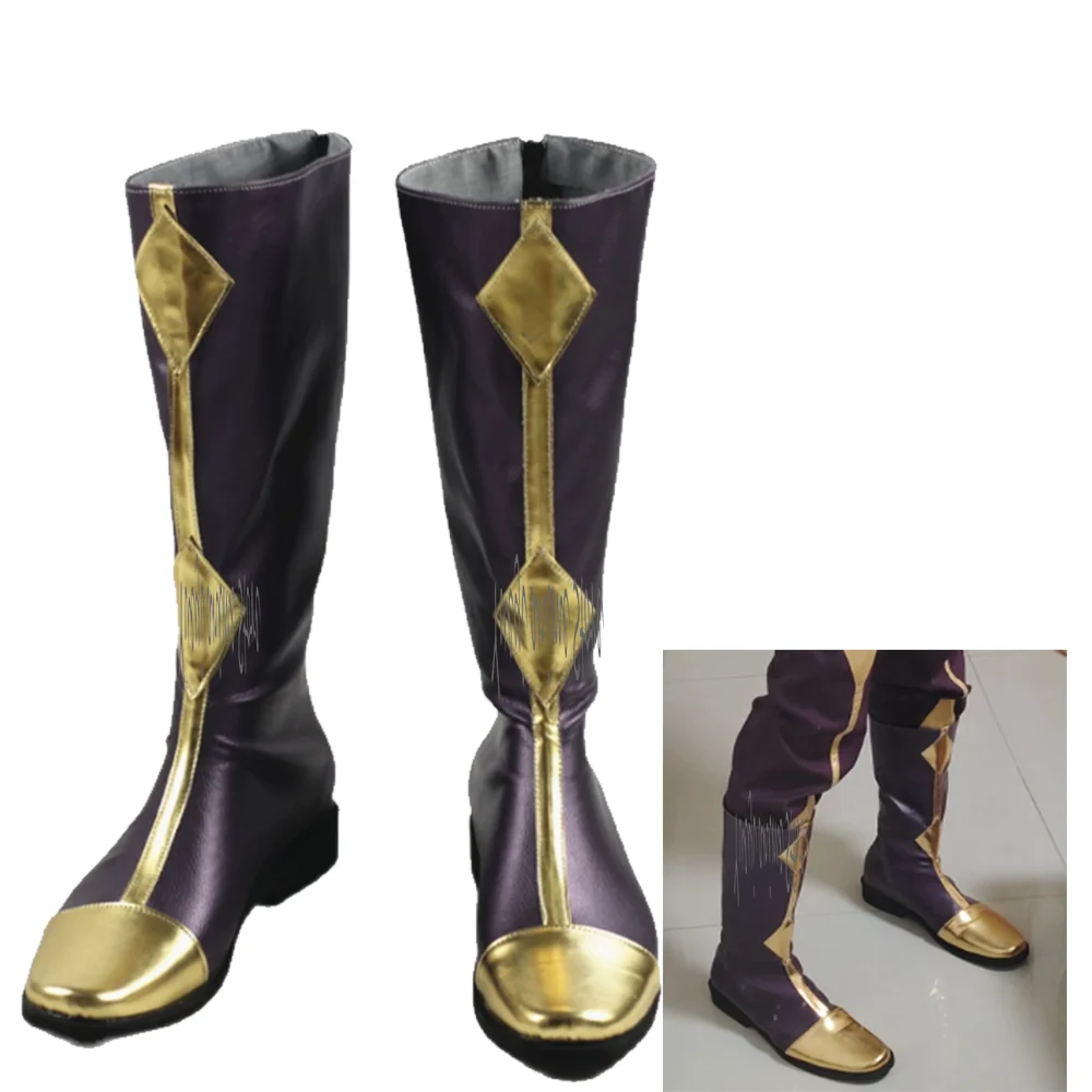Anime cos chaussures Cosplay Lelouch Lamperouge zéro bottes Halloween carnaval fête hommes femmes chaussures