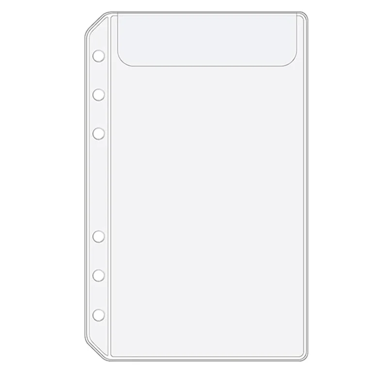 

Well Made-A6 Binder Pockets 12PCS No Zipper Envelopes For Budgeting,6-Hole Zipperless Binder Pouches Envelope For A6 6-Ring Bind