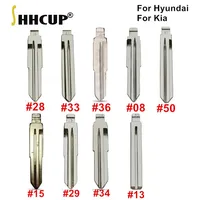10pcs KD VVDI Flip Remote Key Blade #08 #15 #28 #29 #33 #34 #36 #50 HY15 HY16 for Hyundai Tucson Accent Getz Matri Sonata Kia