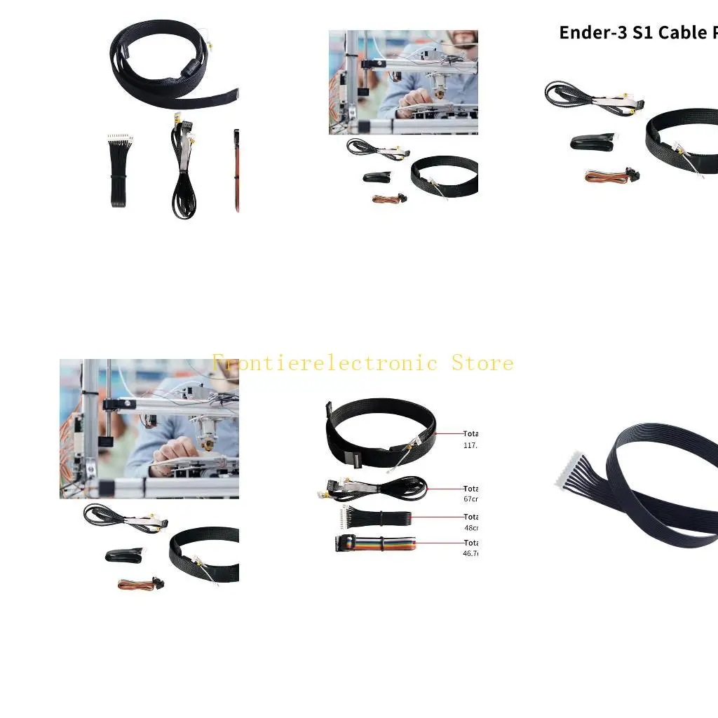 

G8DB Cable Combination Package for Ender 3 Printers Quality Screen Motor Connection