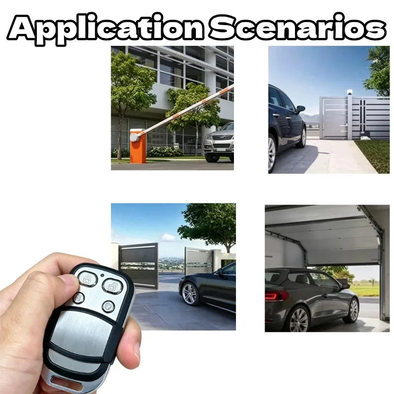 433Mhz RF Copy Remote Control Key 433.92mhz 4CH Transmitter Duplicated Cloning Code Car Key Fob Electric Garage Door Opener