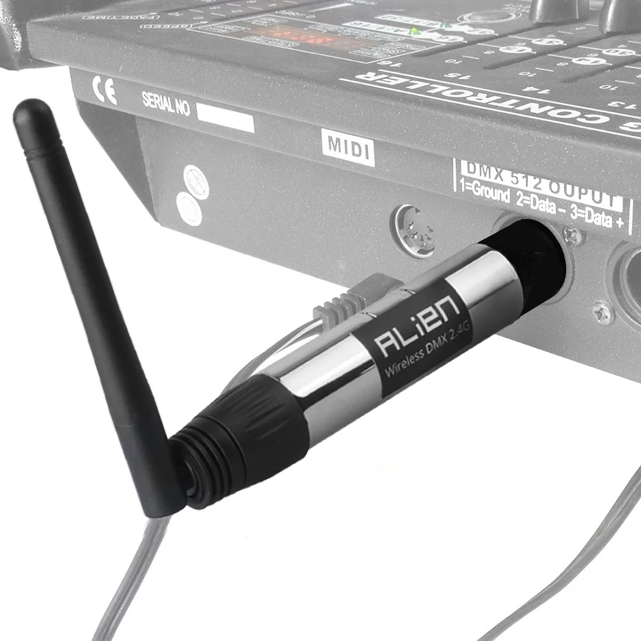 ALIEN DMX 512 Dfi DJ диско 2,4 ГГц беспроводной передатчик приемник 400 м контроллер для вечеринки музыкального клуба DMX светодиодные сценические