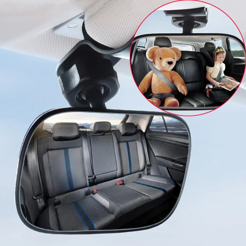 Baby Car Mirror Safety View Back Seat Mirror Baby Facing Rear Ward Infant Care Square Safety Child Kids Monitor Car Accessories