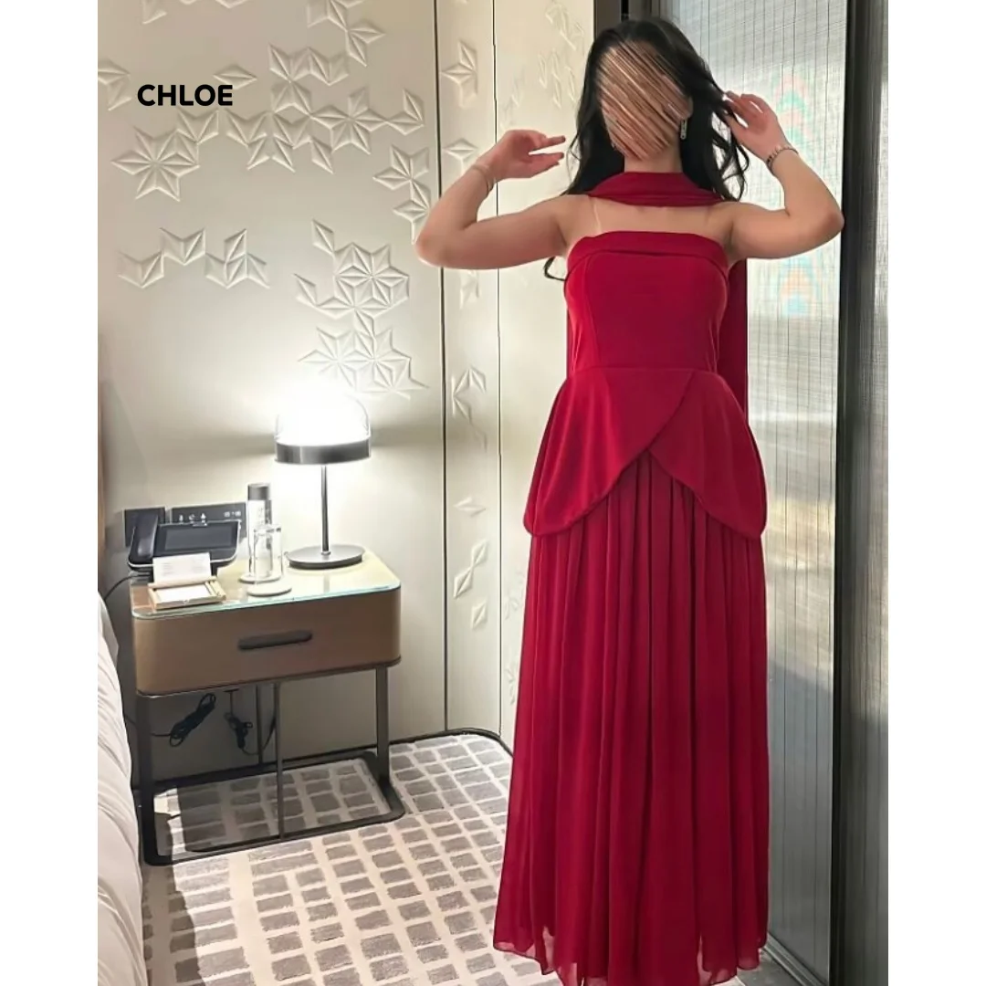 

Line A Evening Dresses Woman Elegant Luxury Prom Dresses 2025 Custom Made Off-shoulder Shawl Luxurious Party Dress Robe Soiree
