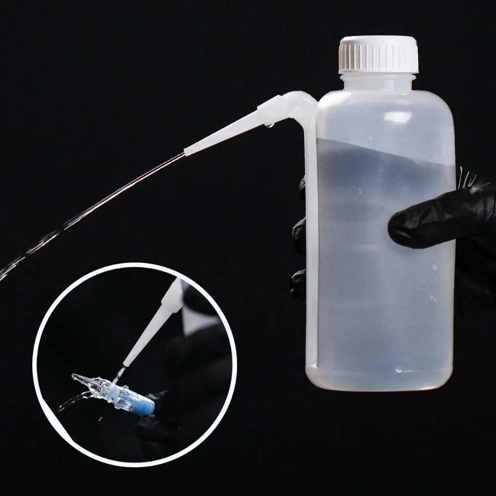250/500ml Tattoo Washing Clean Squeeze Bottle Watering Tools Tattoo Supplies Green Soaps Wash Bottle Plastic Tattoos Accessories