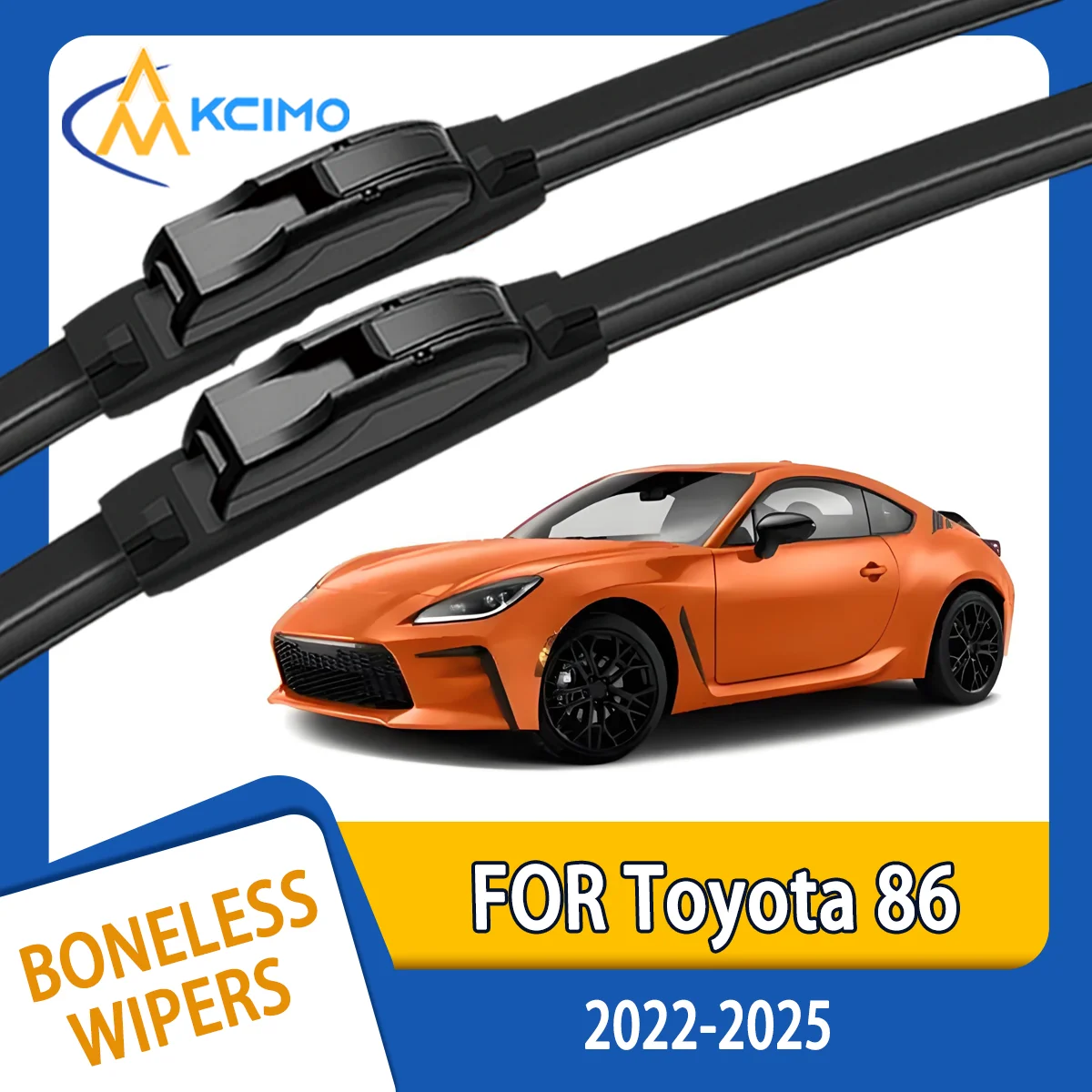 

2PCS New Front Windshield Wiper Blade for Toyota 86 ZN8 (Toyota) ZD8 (Subaru) 2022-2025 Subaru BRZ Toyota GR86 Front Windshield