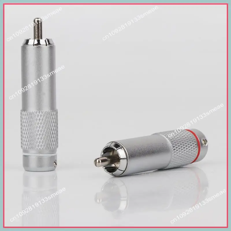 N94R 4PCS RCA Plug Connector RCA Audio Plug RCA Terminal For DIY HIFI Audio Cable Speaker Accessories