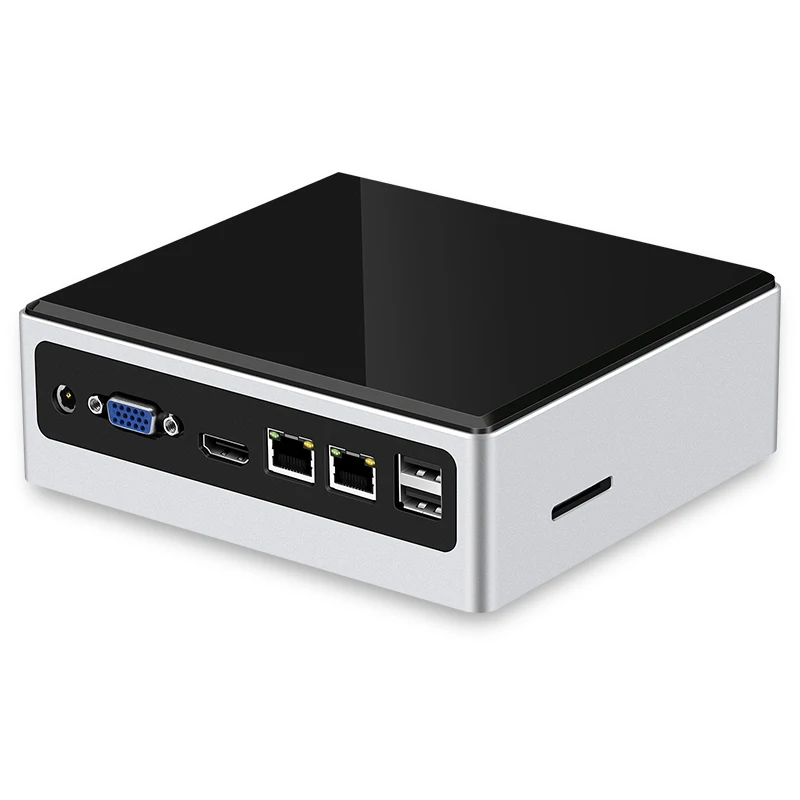 Home Mini PC Inter Core i5-7267U Dual DDR4 with 4xUSB3.0 4xUSB2.0 Support Windows10/11 LINUX 1xHDMI 1xDP 1xSD Card Computer