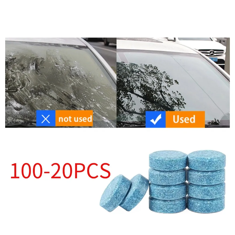 

Solid Cleaner Car Windscreen Cleaner Effervescent Tablet Auto Wiper Glass Solid Cleaning Auto Washer Pellet Car Windscreen Wiper