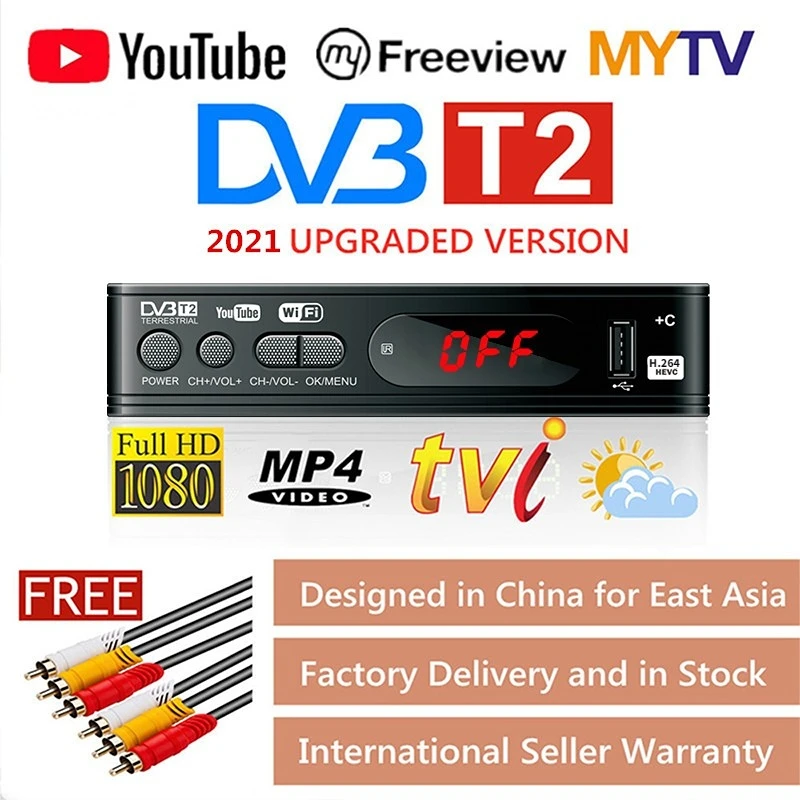HD 1080p ТВ тюнер Dvb T2 VGA адаптер для монитора USB2.0 тюнер приемник спутниковый декодер Dvbt2 многоязычное Руководство