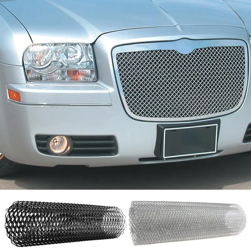 

320g Car Grill Mesh Aluminum Alloy Automotive Grid Ventilation Grille Multifunctional Car Bumper Grilles Tone Car Accessories