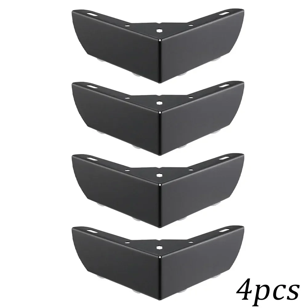 4pcs Heavy Load Bearing Furniture Legs Metal Cabinet Three-pronged Feet Triangle Sofa Legs DIY Furniture Hardware Legs Home